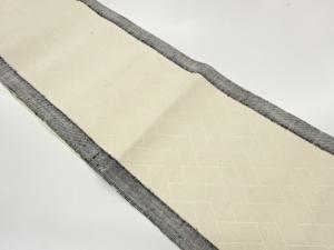 変わり檜垣模様織出し名古屋帯